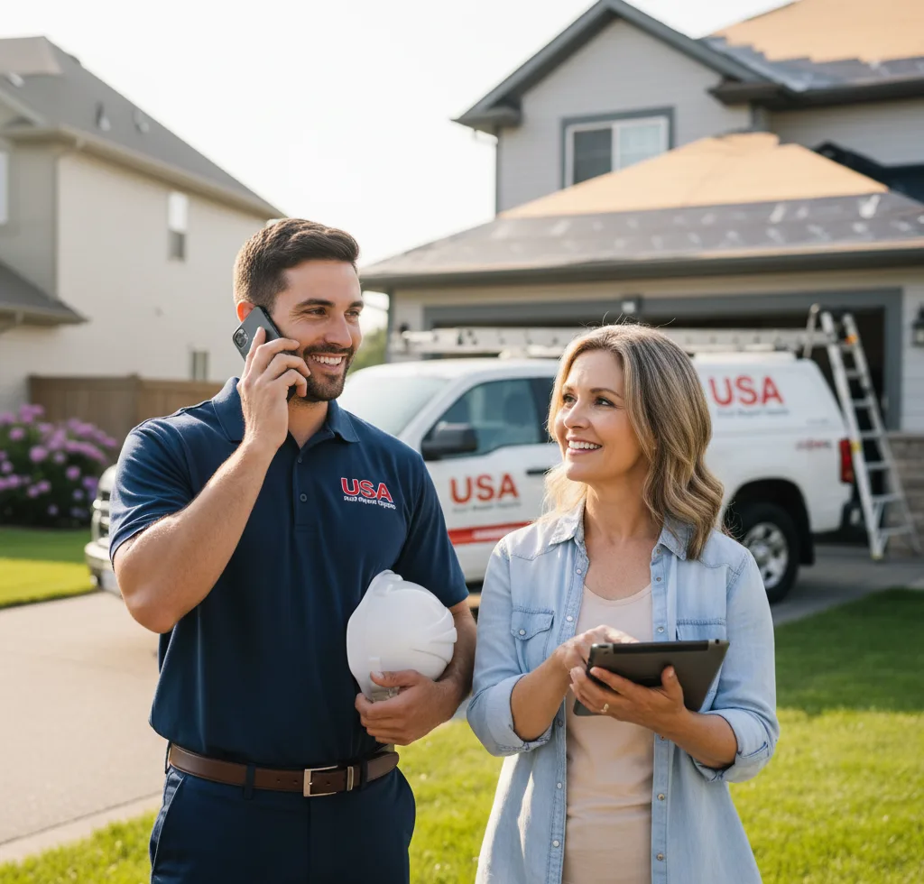 USA Roof Repair Experts customer support in Gladwin